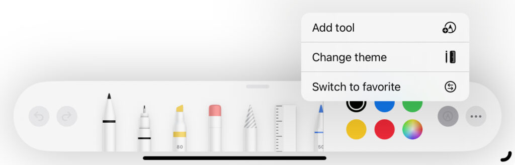 Custom tool picker